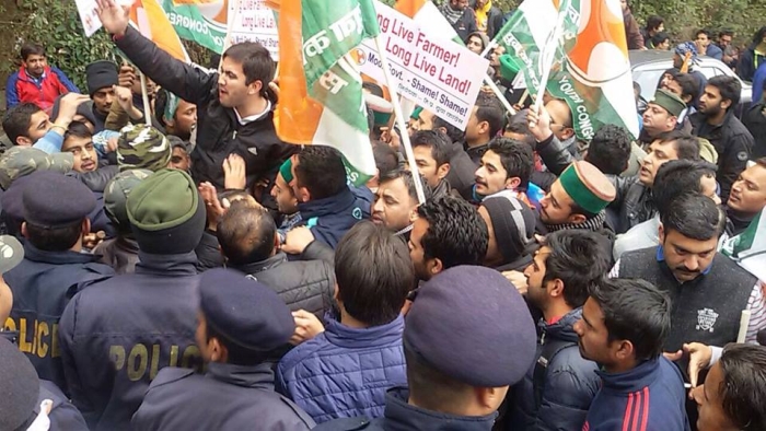 Shimla BJP & Youth Congress clash – who started it