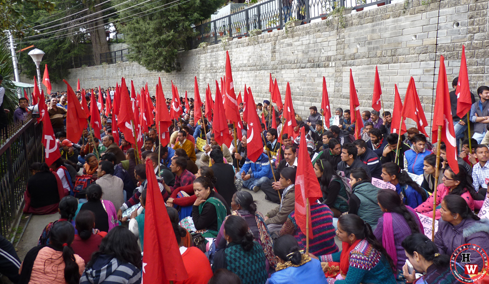 Communist Protest in Himachal