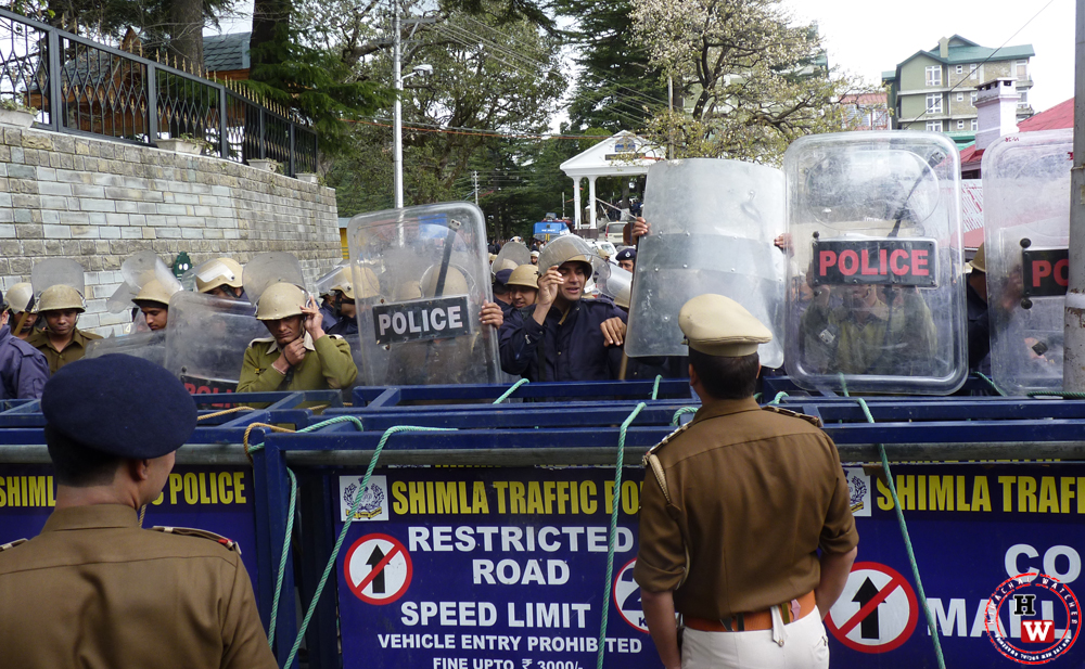 CPI-M Protest Shimla