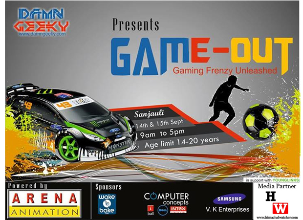 DamnGeeky presents GameOut - Video game competition for students in Shimla  | Himachal Watcher