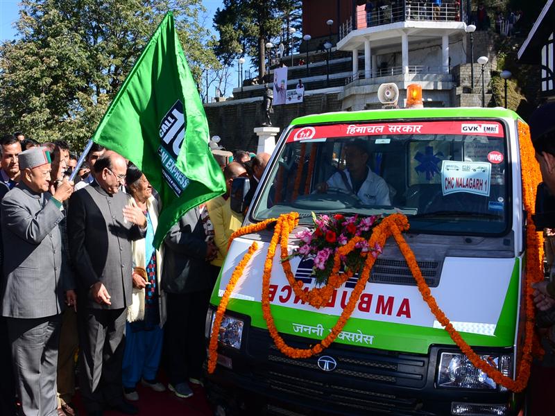 CM launches free 102 Ambulance Service for Mother and Child