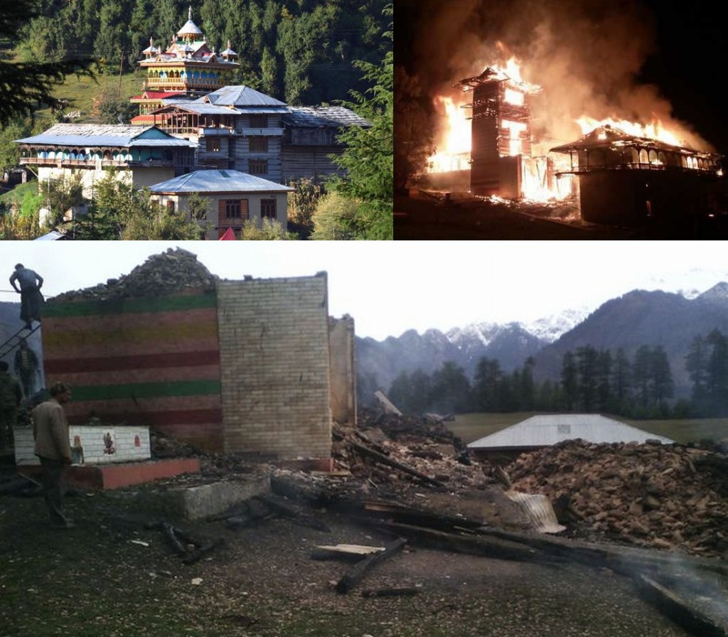 Kullu's ancient Shangchul Mahadev temple gutted in massive fire ...