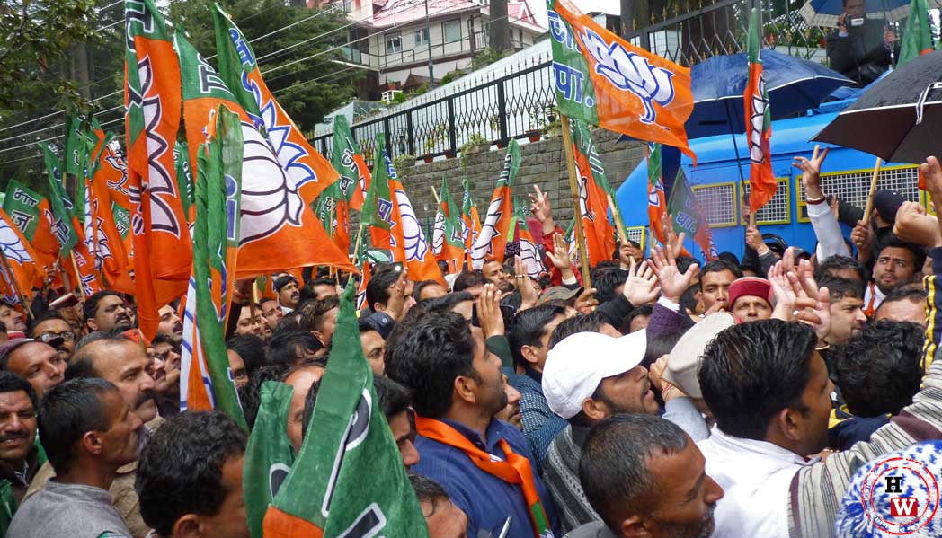 Protaest-BJP-Shimla