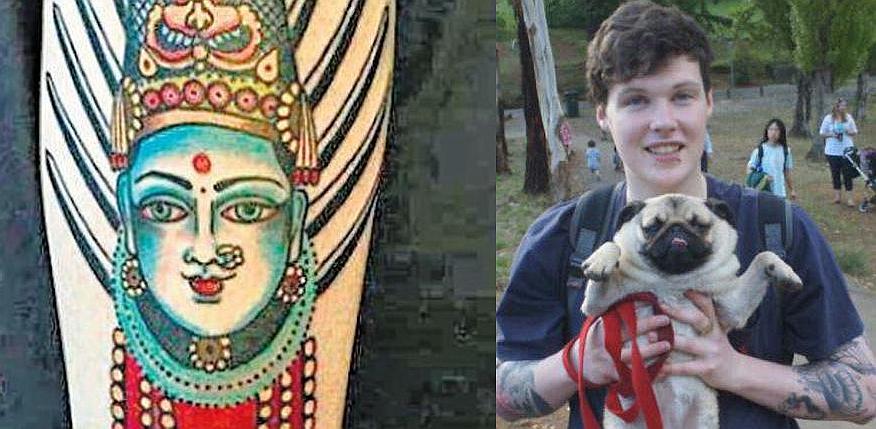 australian man harrased over tattoo in bengluru