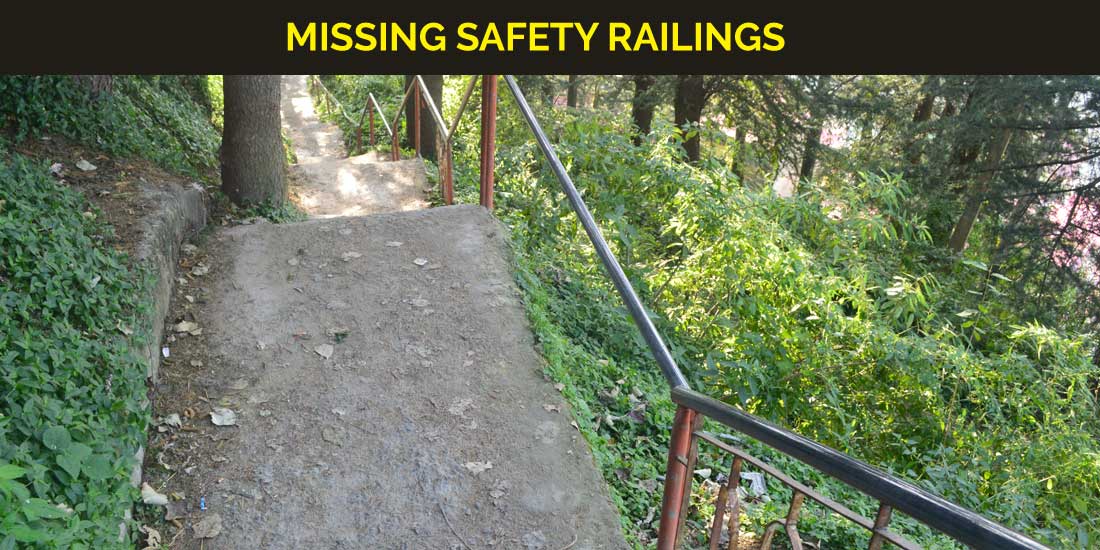 no-safety-railings-vikasnagar-road-shimla-reliance-office