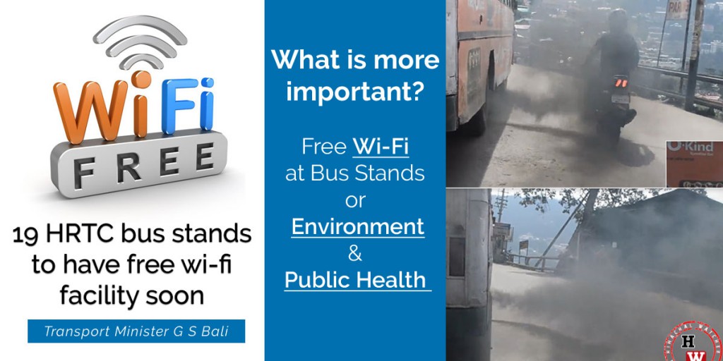 What should be priority for HP Govt; Free WiFi or environment and