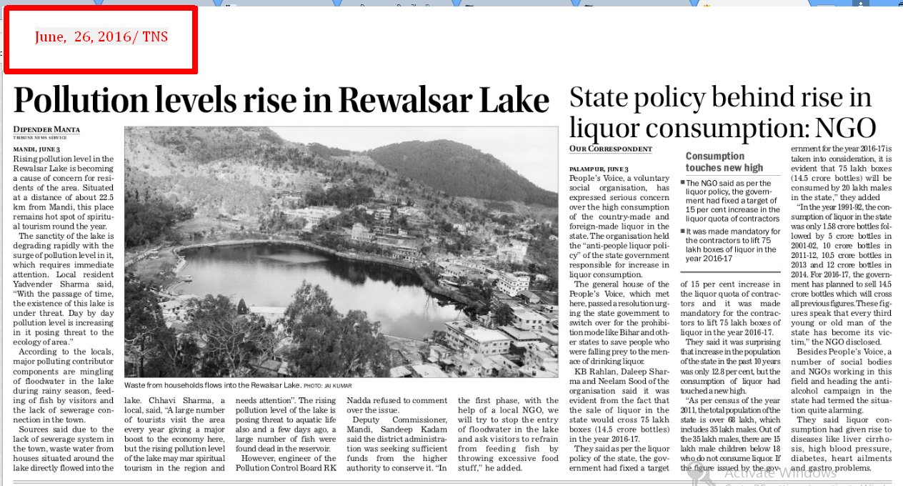 Pollution in Himachal 's Rewalsar lake