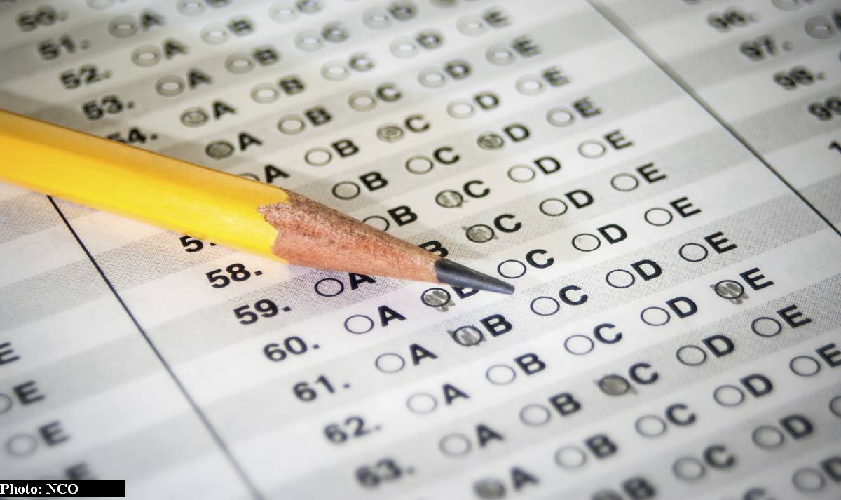 Standardized Test with Pencil