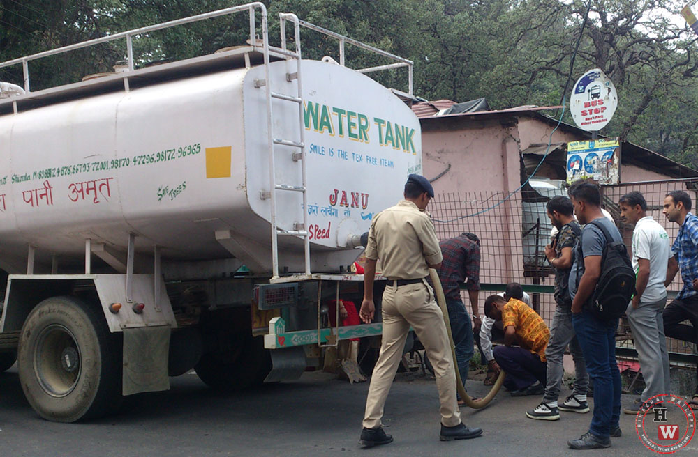 Water supply to vips in shimla city