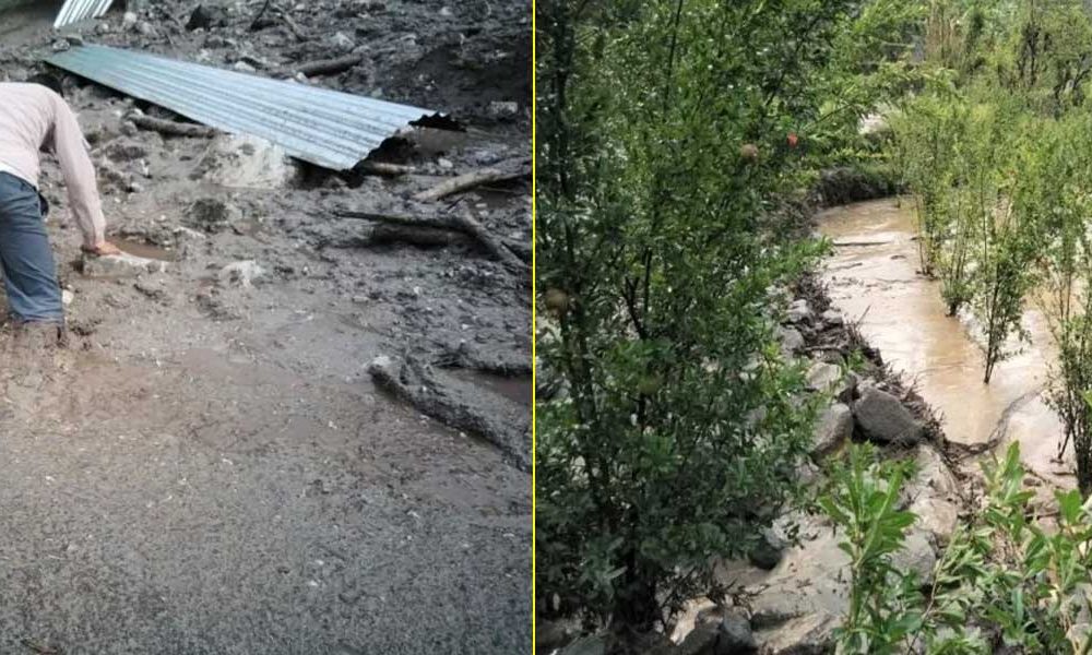 Cloudburst in Shimla’s Rampur washes away agricultural land, damages ...