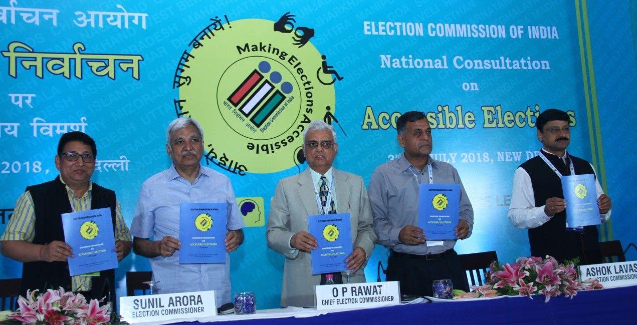 National Level Consultations on Accessible Elections organized by the Election Commission of India (ECI) in New Delhi