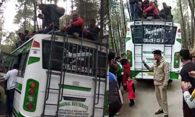 OVerloaded Bus In Sirmaur of Himachal Pradesh