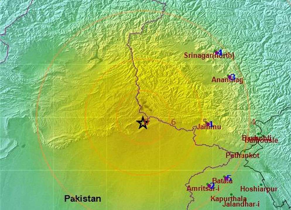 Earthquake tremors in himachal pradesh