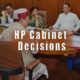 HP Cabinet Decisions September 16, 2019