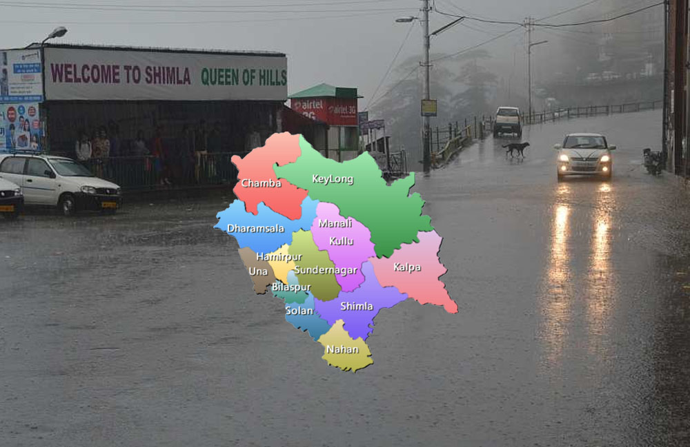 Snow and rain in himachal pradesh in november 2019