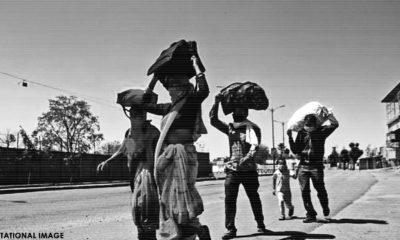Baddi migrant labourers going back home on foot