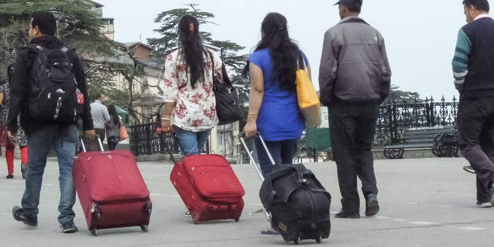 tourists in Shimla on new year 2021
