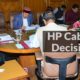 HP Cabinet Decisions september 24, 2021