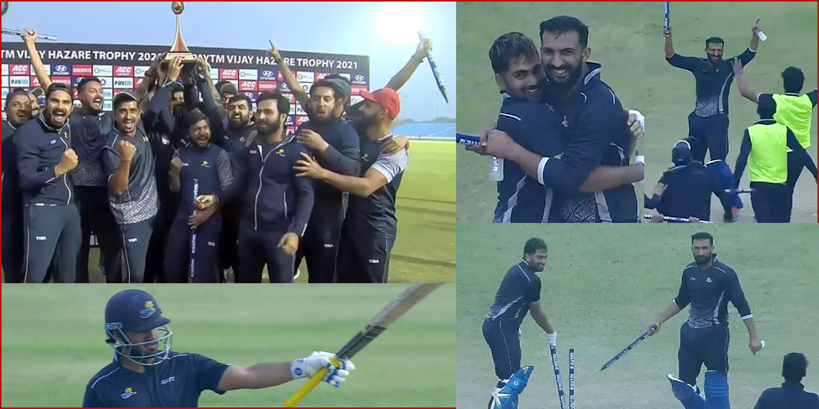 HP Cricket Team Wins Vijay Hajare cricket trophy