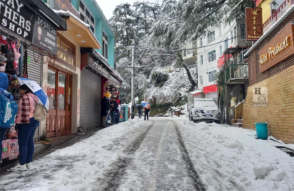 snowfall pics shimla 2022