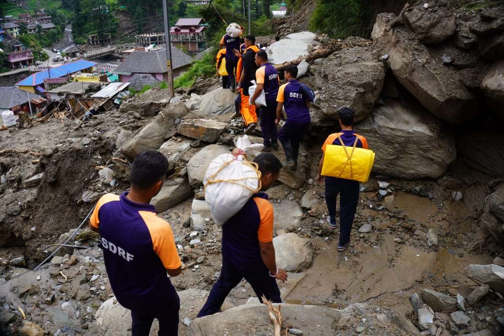 Heavy rain damage in himachal pradesh