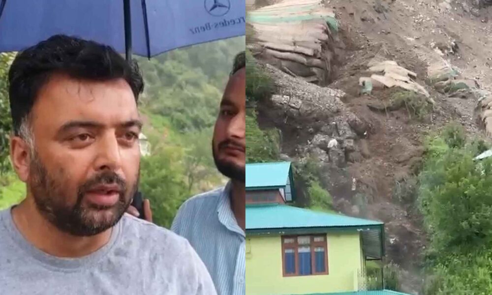 Landslide in Dhali Shimla