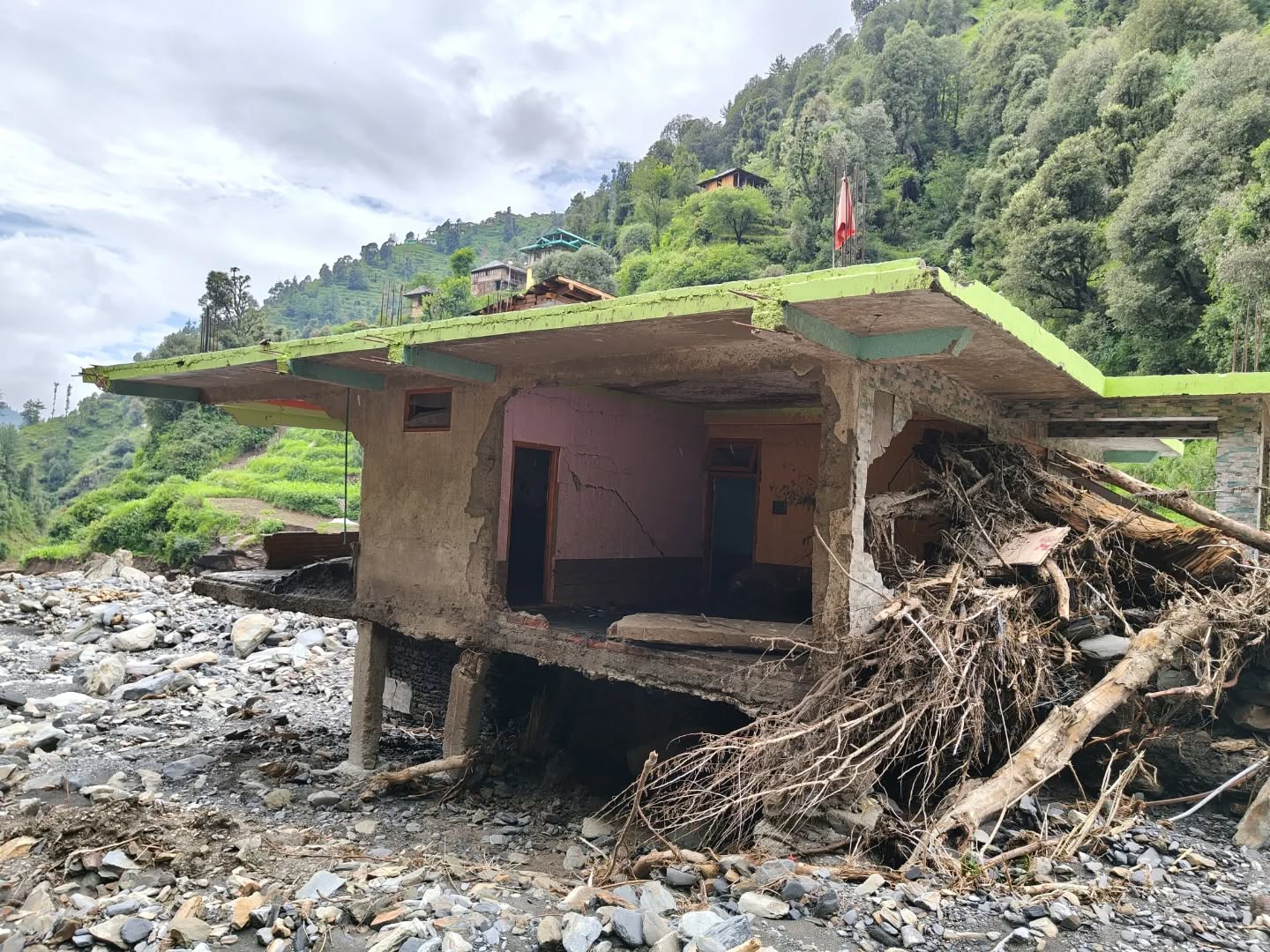 Mandi district in photos after flash floods