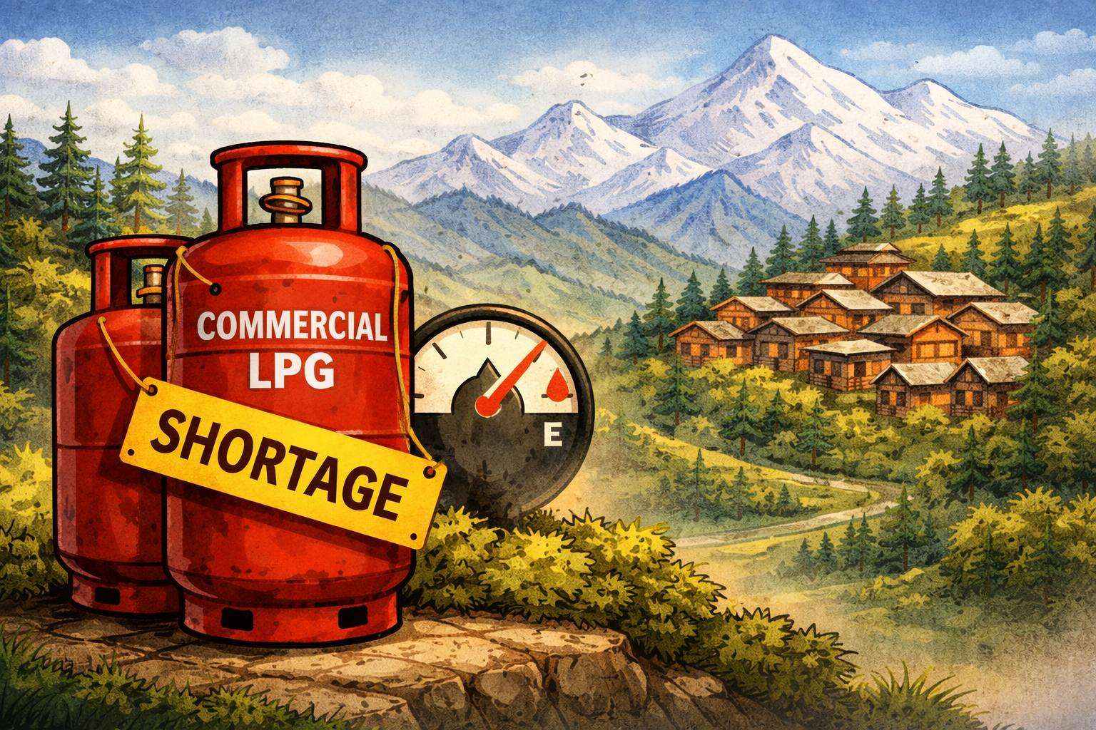 LGP shortage in himachal pradesh